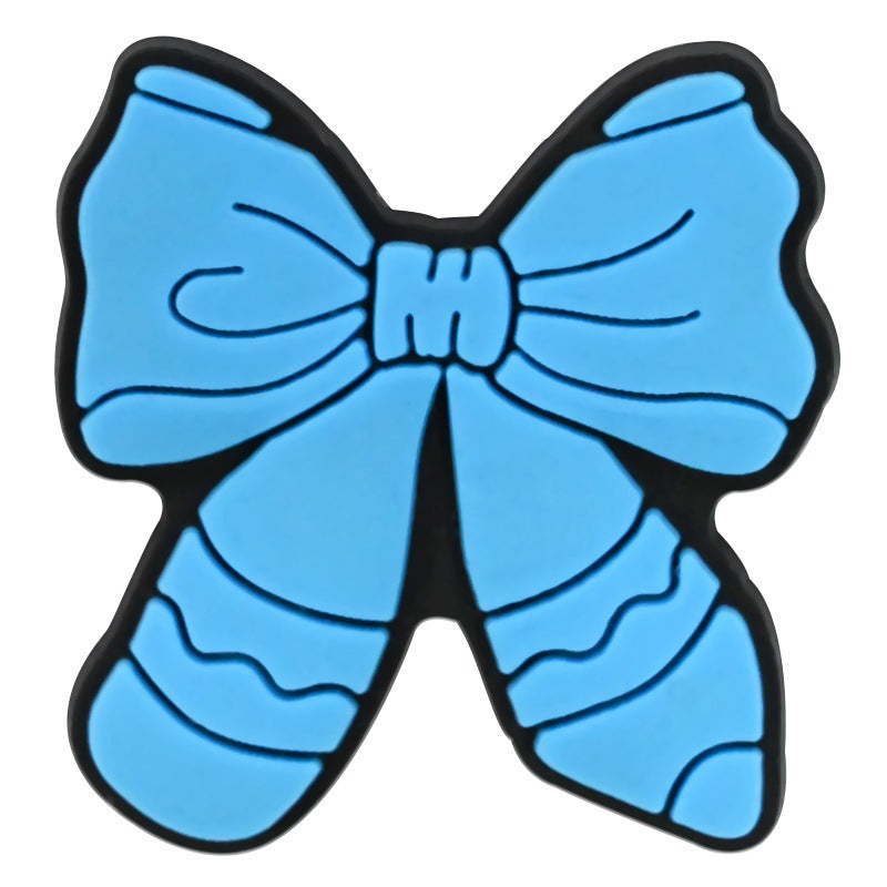 Wholesale  Random 100pcs Teacher' s Day Series  PVC Soft Rubber Shoe Buckle Decoration