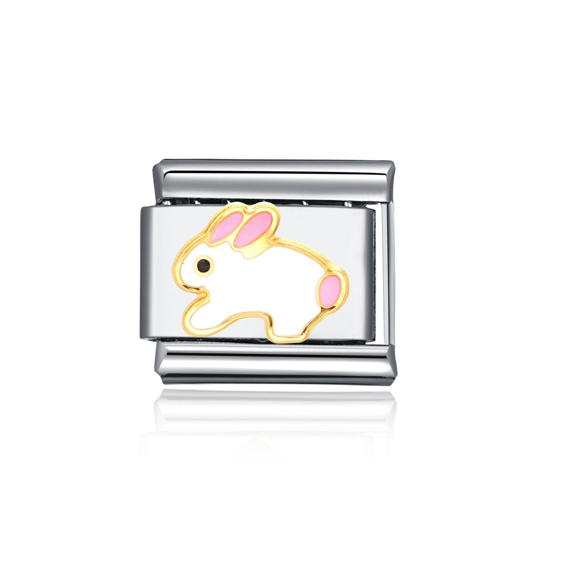 Bracelet de charme italien en gros de 9 mm d'animal d'épissage et de planable en acier inoxydable