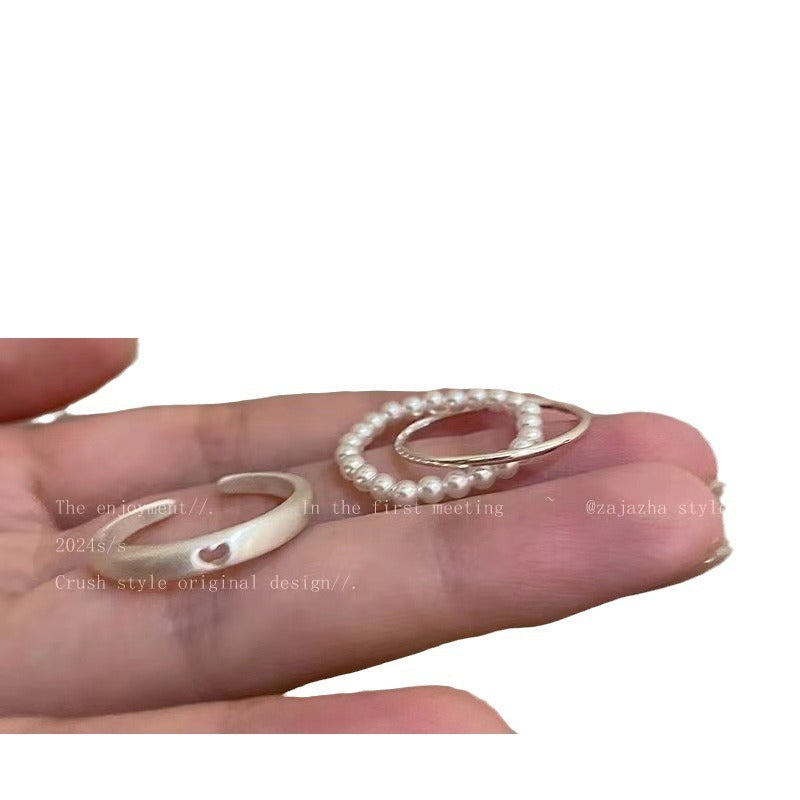 Wholesale silver Love Silk Rings Open Ring