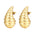 Wholesale  Stainless Steel water drop earrings hollow earrings