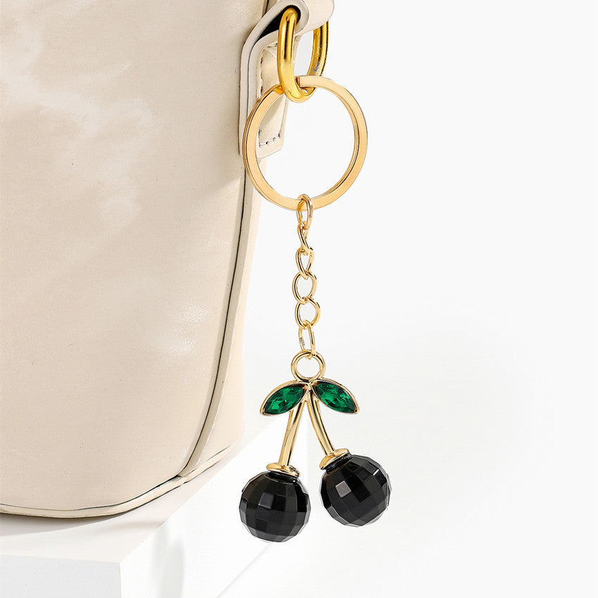 Wholesale Cherry Keychain  Flash Cherry Keychain