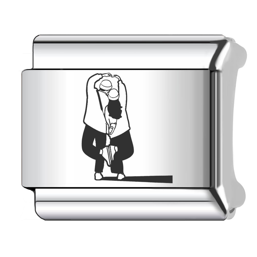 Wholesale Italian Charm Bracelet 9mm DIY Splicing Couple Love Stainless Steel Composable Bracelet