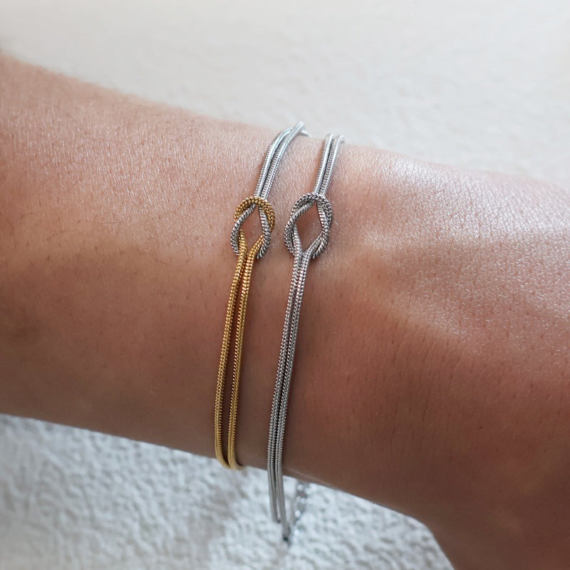 Wholesale Stainless Steel Popular Snake Chain Bracelet