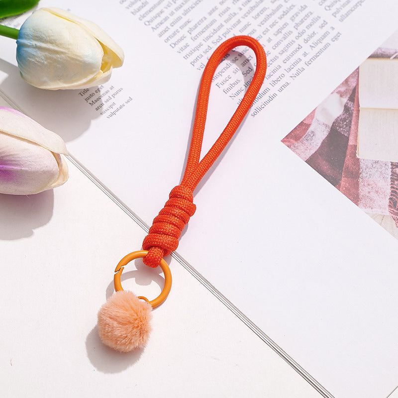 Wholesale Cloth Woven Lanyard Colorful Minimalist Keychain Strap,  Everyday Use for Phone Water Bottle