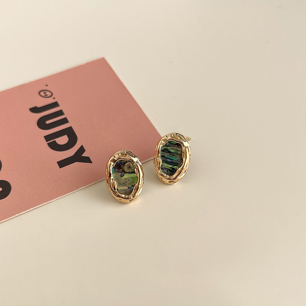 Wholesale Hand-made natural fritillary earrings