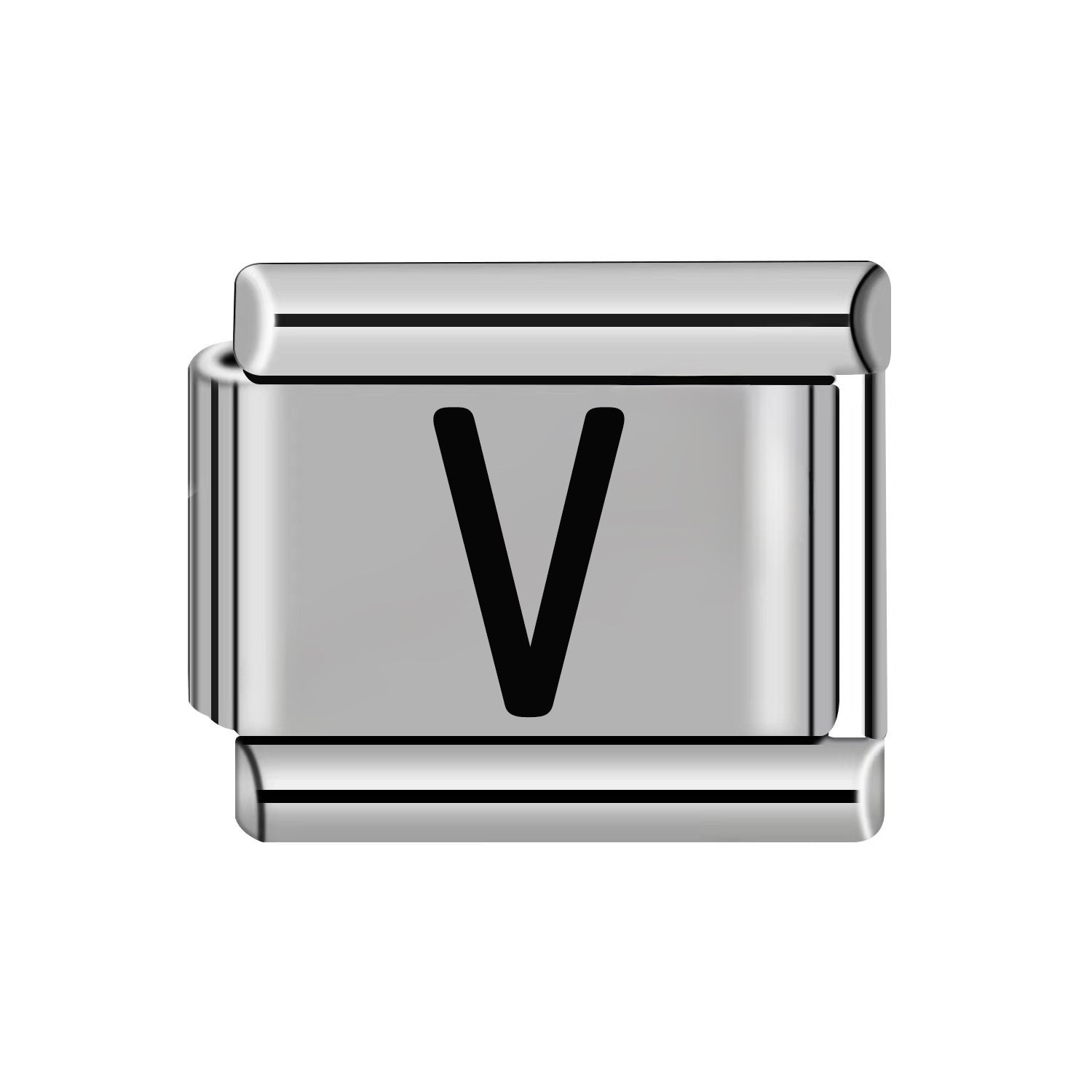 Wholesale 10pcs Italian Charm Bracelet 9mm DIY Splicing Removable Stainless Steel Letter Composable Bracelet ACC-BT-XY051