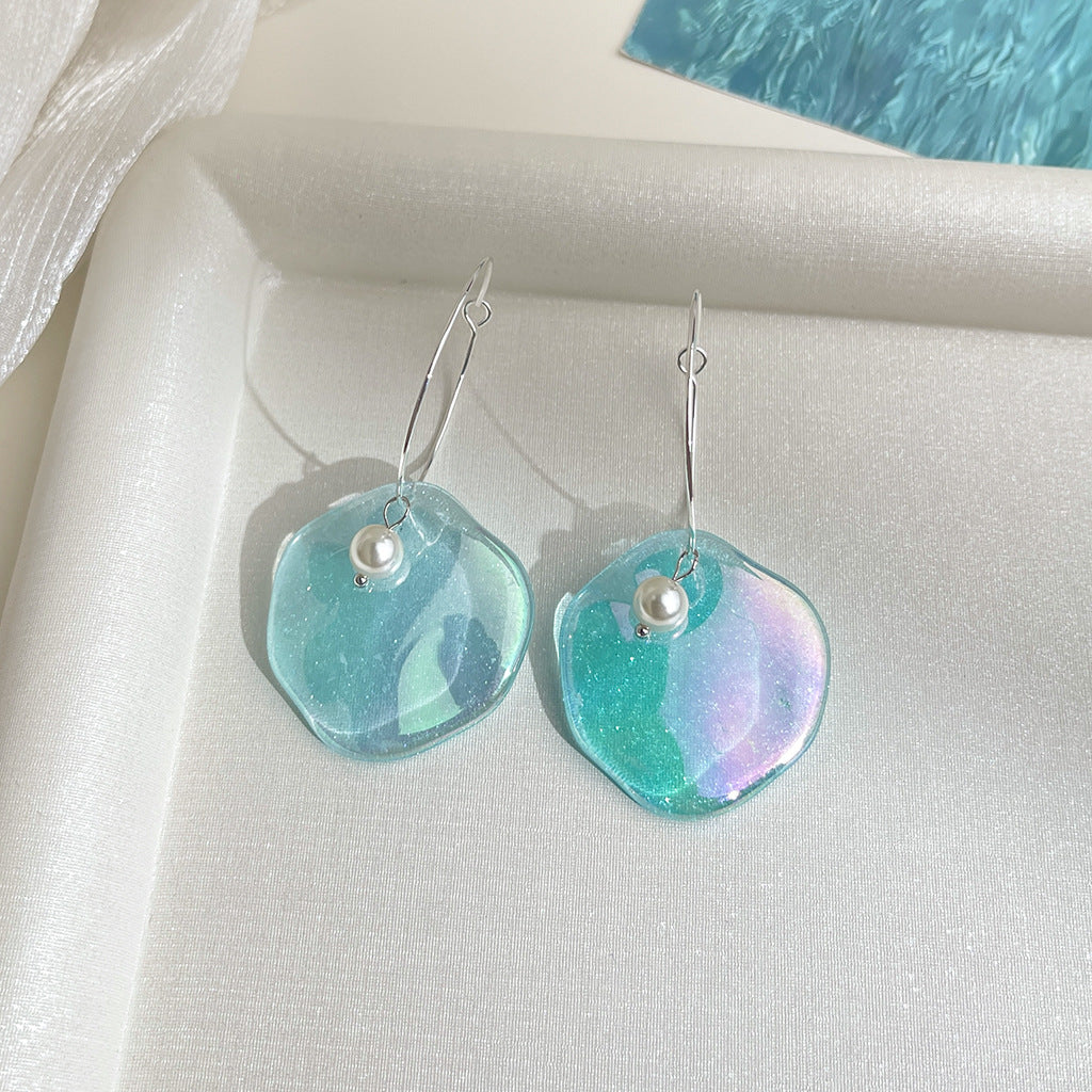 Wholesale  Crystal Blue Earring