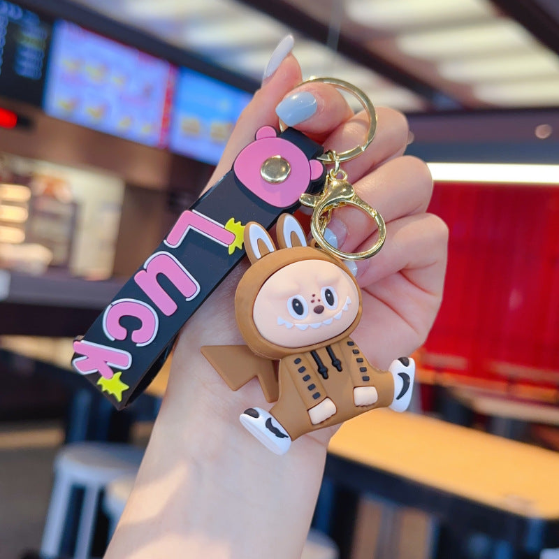 Wholesale Cute cartoon silicone keychain