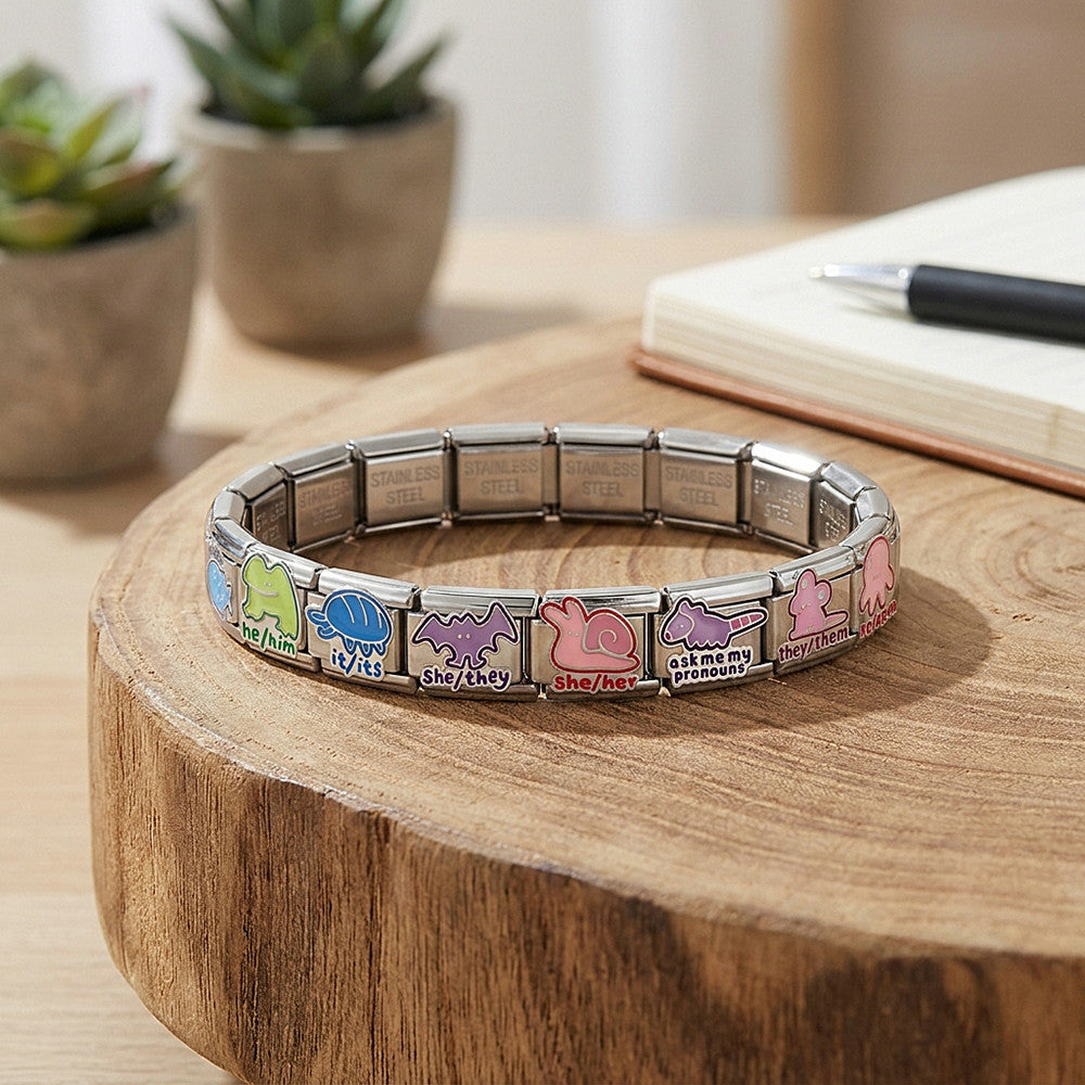 Wholesale Stainless Steel Animal Pattern Modular Bracelet Everyday Fashion Accessory