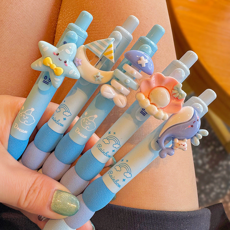 Wholesale Cartoon Cute Little Star Press Gel Pen