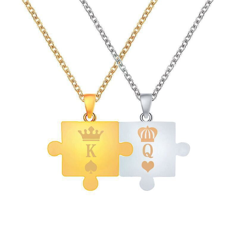 Wholesale Alloy star moon  and sun interlocking best friend necklaces