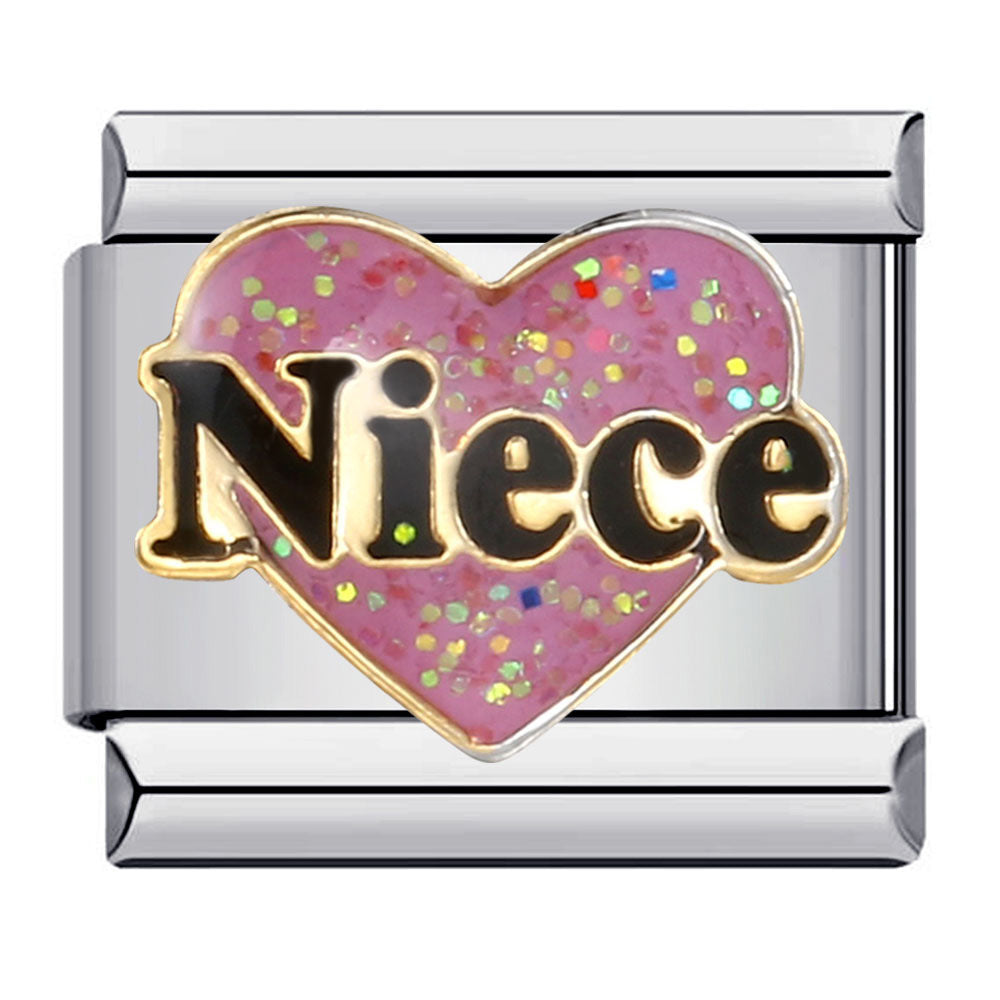 Wholesale Italian Charm Bracelet 9mm DIY Splicing Removable Family Member Element Stainless Steel Composable Bracelet