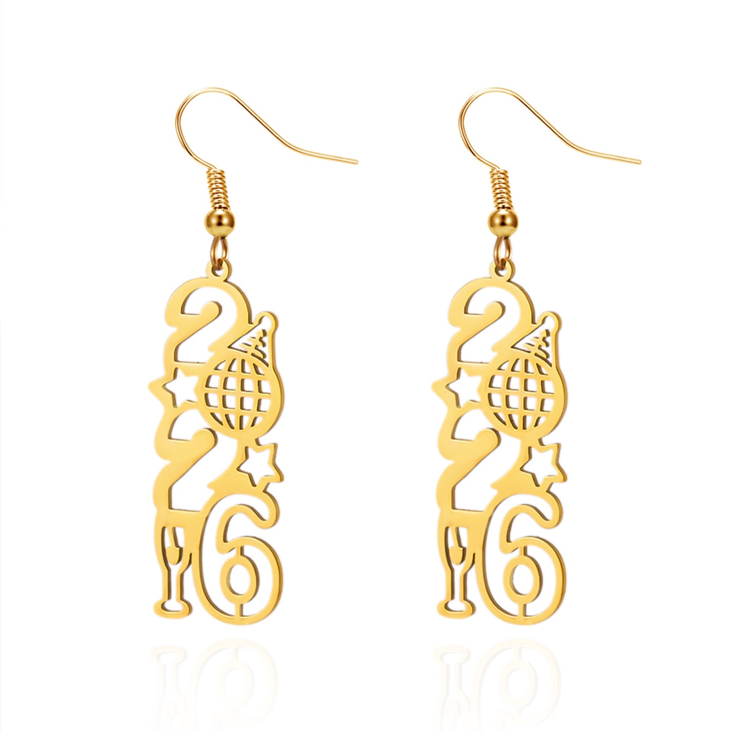 Wholesale New Year celebration earrings