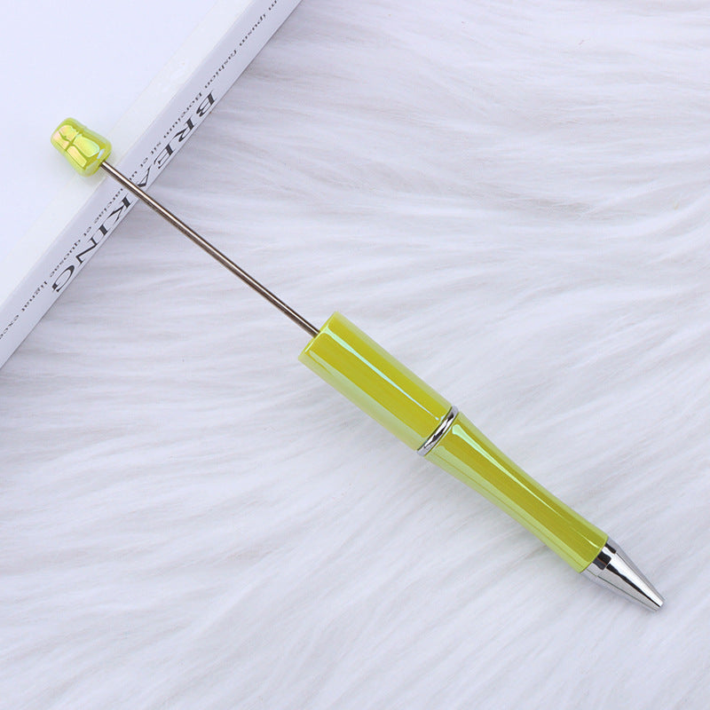 Wholesale 10pcs Beadable Pens Colorful UV Electroplating Colorful DIY Bead Pens ACC-PN-JinBN020