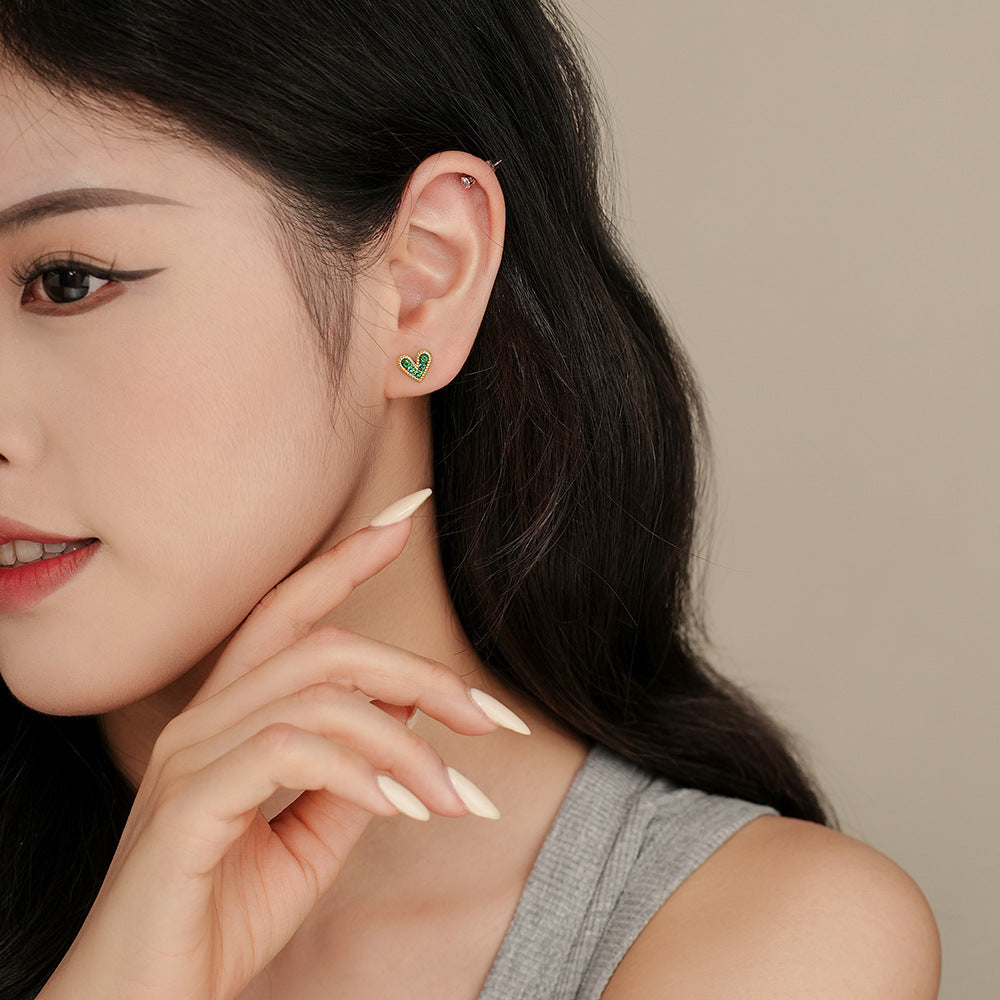 Wholesale  S925 Sterling Silver Love Earrings