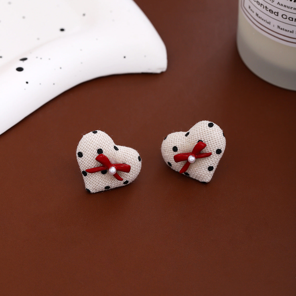 Wholesale Love Bow Luxury Earrings