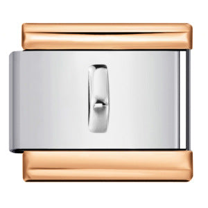 Wholesale Italian Module Bracelet Block Elastic ing Titanium Steel Strap Italian Charm