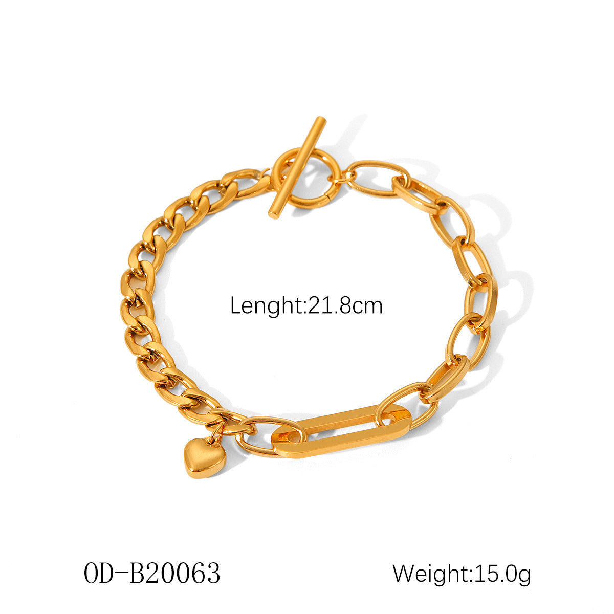 Wholesale 18K gold-plated bracelet stainless steel bracelet