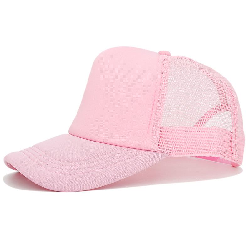 Wholesale Outdoor Solid Color Light Plate Mesh Hat Embroidery Baseball Cap ACC-HT-XiongYing001