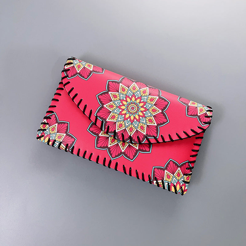 Wholesale Ethnic Style One-shoulder Mobile Phone Bag Color Printing Hand-sewn Crossbody Bag Wallet ACC-WT-Mengs008