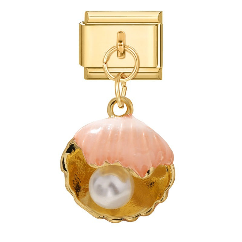 Wholesale Italian Charm Bracelet 9mm DIY Creative Retro  Stainless Steel Composable Bracelet