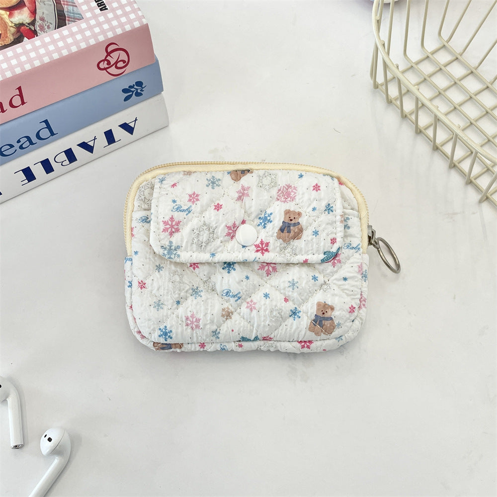 Wholesale Cute Anime Cartoon Multifunctional Card Wallet Cosmetic Bag Trendy Polyester Women S Storage Pouch For Home And Boutique Resale