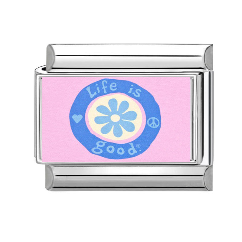 Wholesale 9mm Italian Charm Starter Bracelets DIY square Single Section Creative Stainless Steel Composable Bracelet