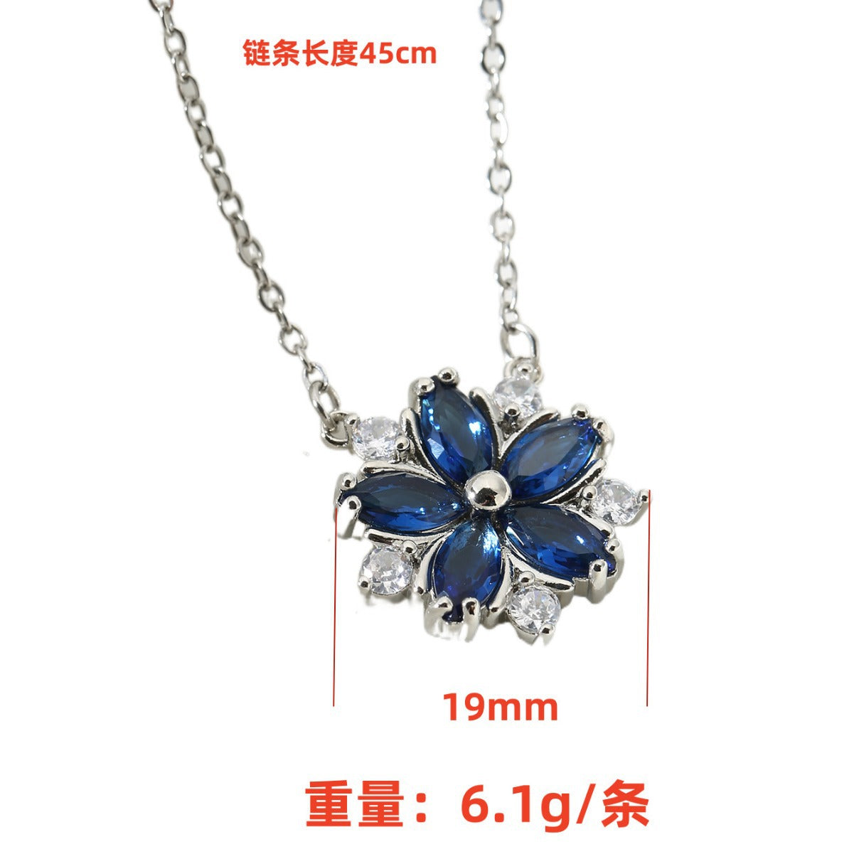Wholesale  Cherry Blossom Pendant Clavicle Chain Necklaces