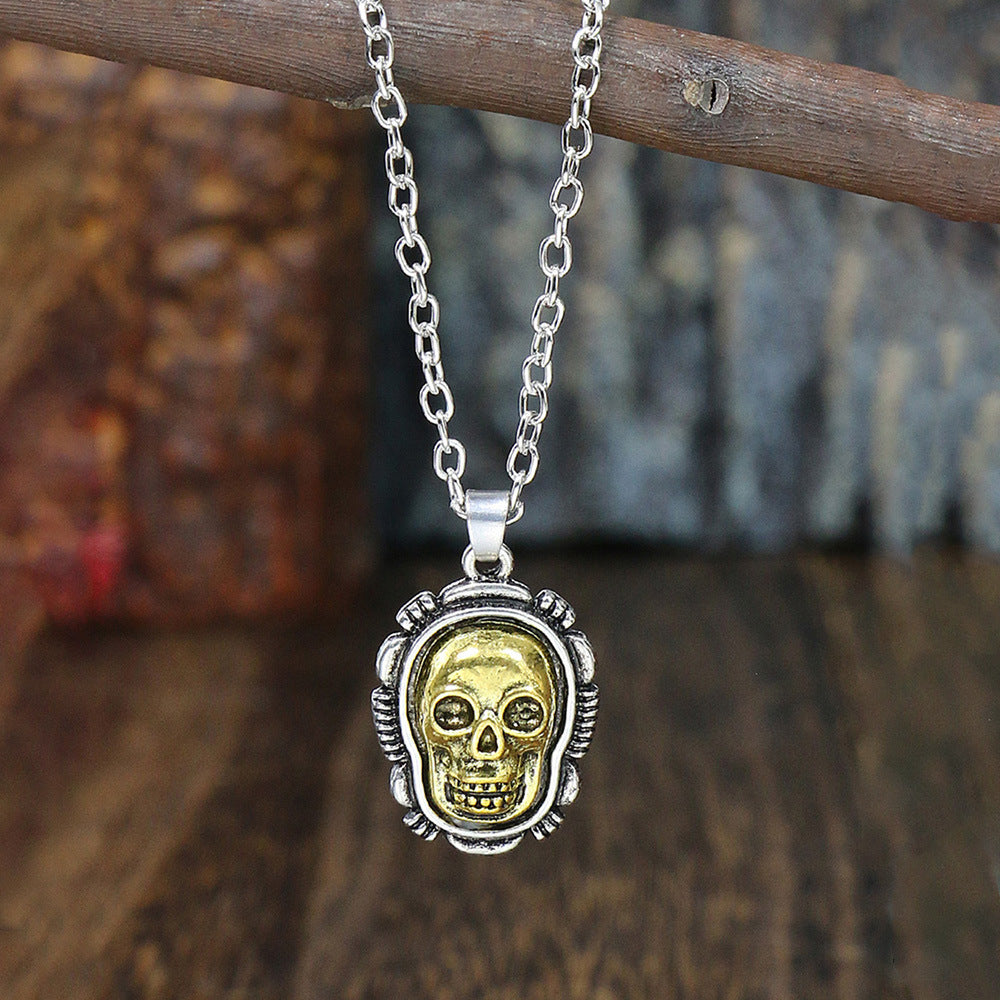 Wholesale  Necklace Ghost Skull Bat Pumpkin Pendant,  Dark Style,  Alloy Electroplating,  Jewelry Accessory