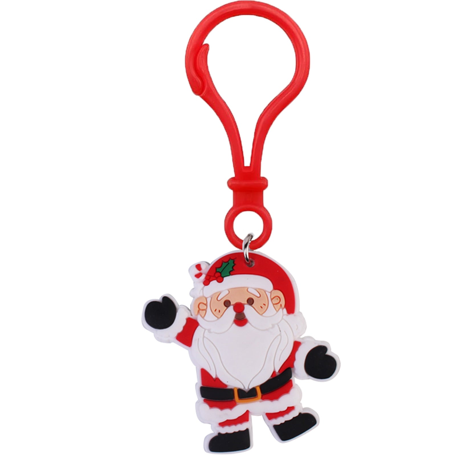 Wholesale PVC Christmas Snowman Keychain Pendant Bookbag Charm Winter Gift