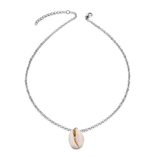 Wholesale Beach shell gold-plated conch necklace