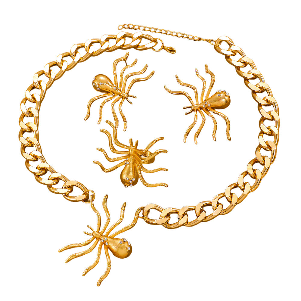 Wholesale Fashion  Earring Ring Necklace Set Animal Jewelry Accessory Party Gift