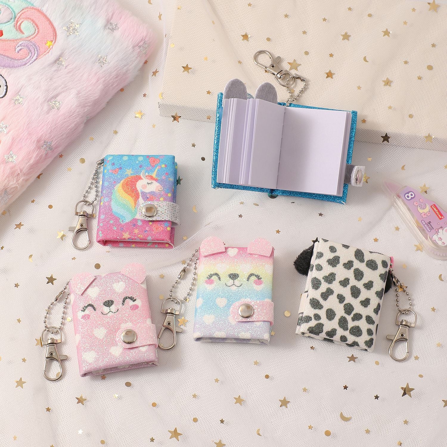 Wholesale Cute Small Animal Notebook Student Cartoon Mini Keychain