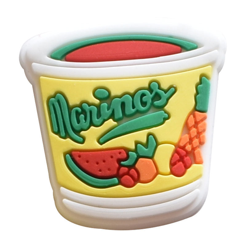 Wholesale 100pcs Random PVC Plastic Drop Soft Rubber Shoe Flower Cartoon Cave Shoe Buckle Shoes Charm