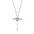 Wholesale S925 silver moving little wings Cupid heart necklace