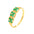 Wholesale  four-leaf flower emerald bracelet fashion retro temperament buckle bracelet