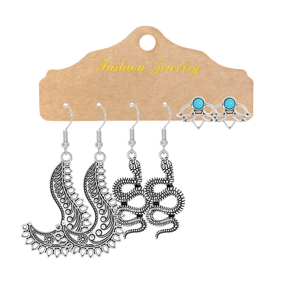 Wholesale Retro Metal Earrings Jewelry Accessory for Resale