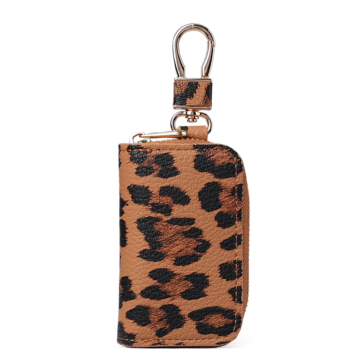 Wholesale PU Leather Leopard Print Car Key Holder Wallet Stylish Everyday Fashion Accessory Unisex Gift For Car Owners