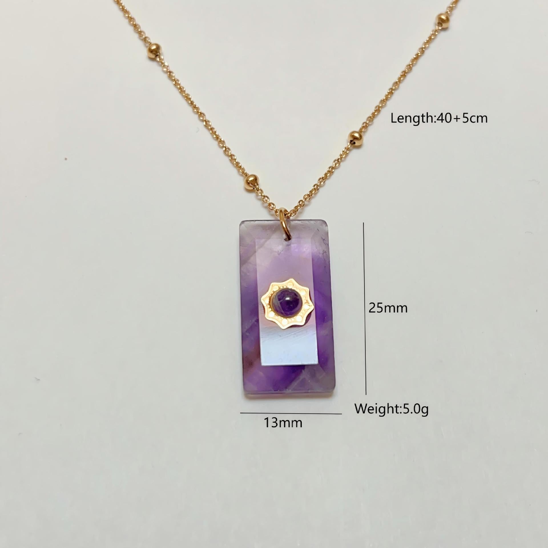 Wholesale  Mangxing Square Brand Stainless Steel Chain Necklaces