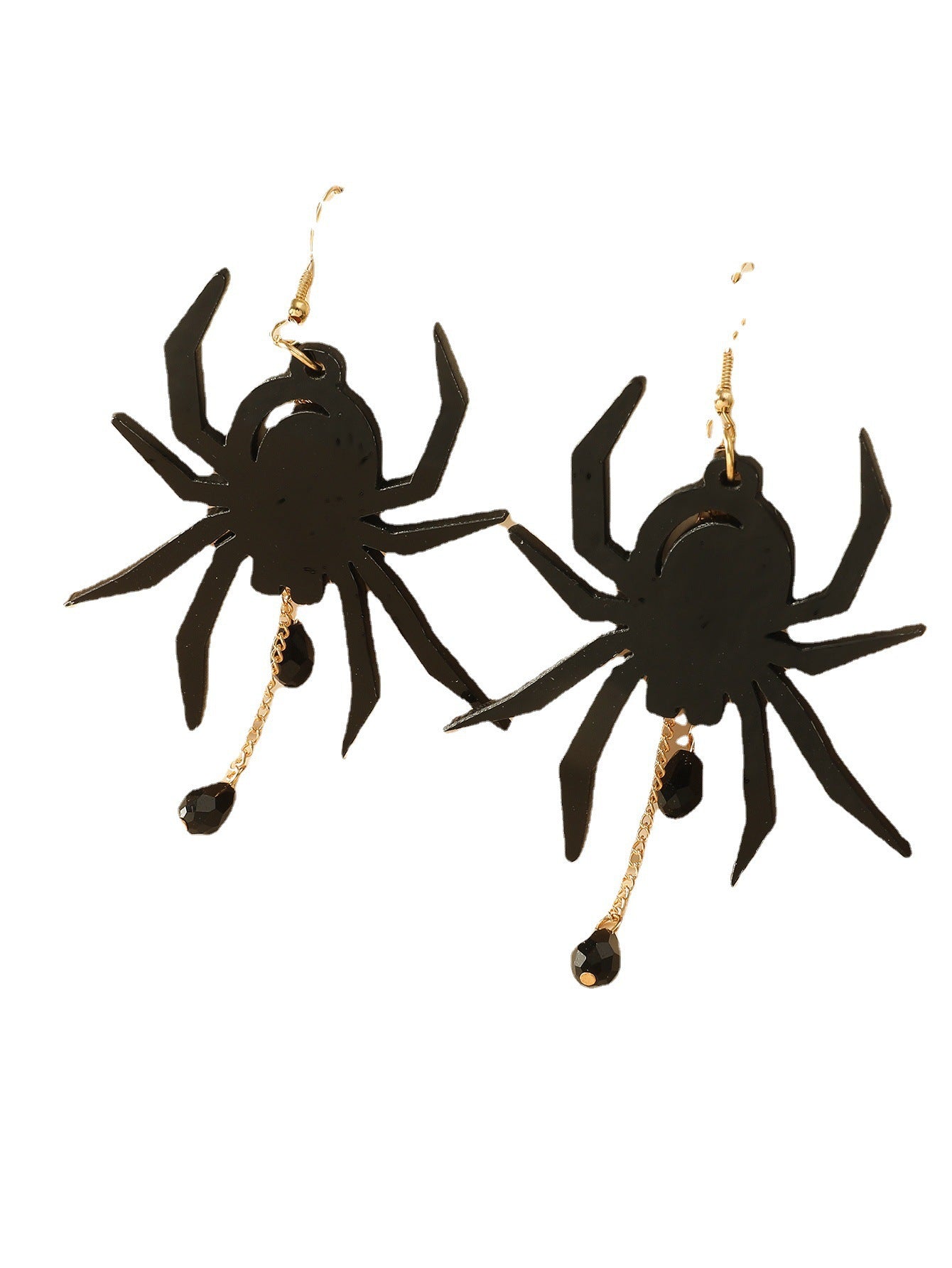 Wholesale  Halloween Black Spider Earrings Acrylic Spider Earrings Spot