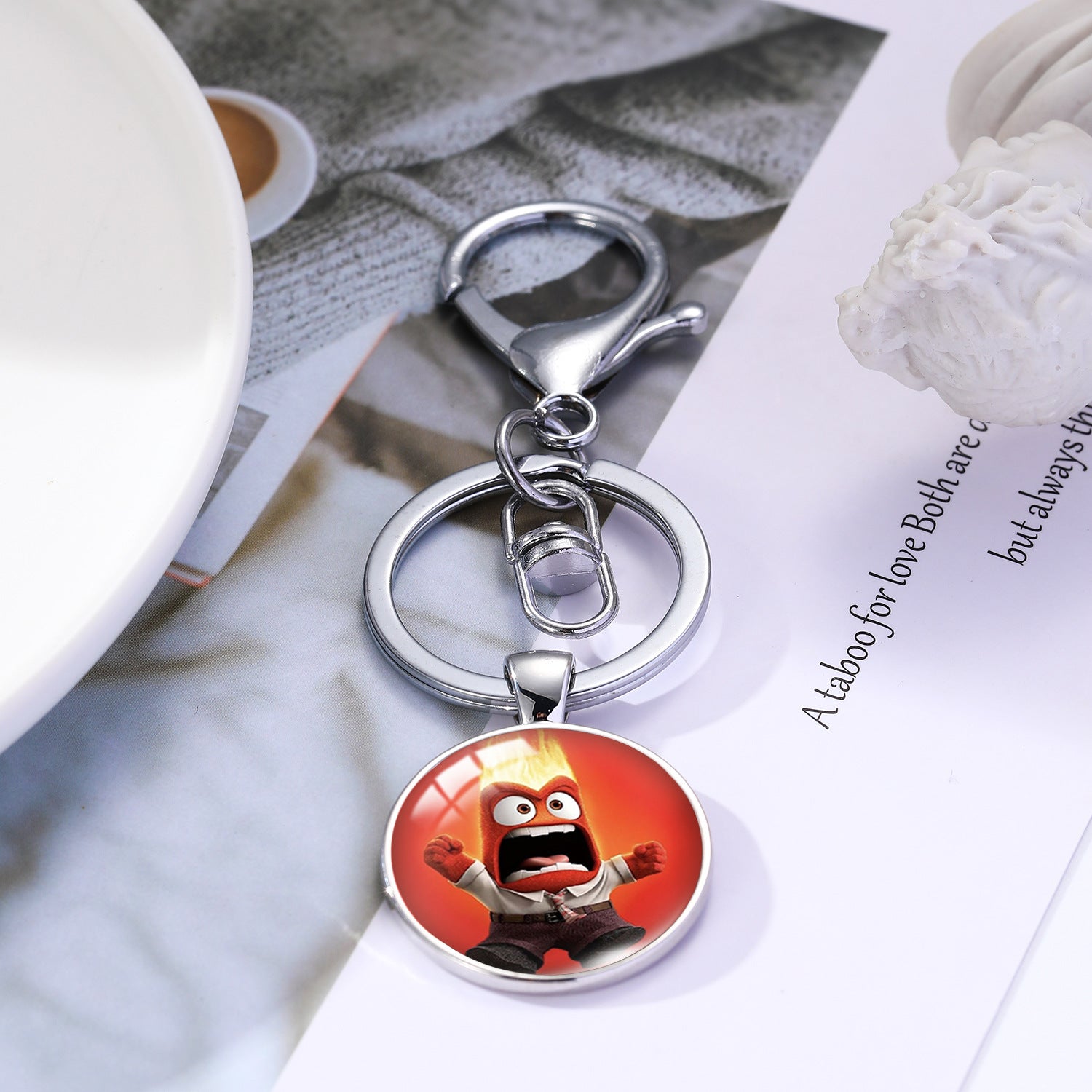 Wholesale Cartoon Cute Silver Keychains ACC-KC-XiangLian002
