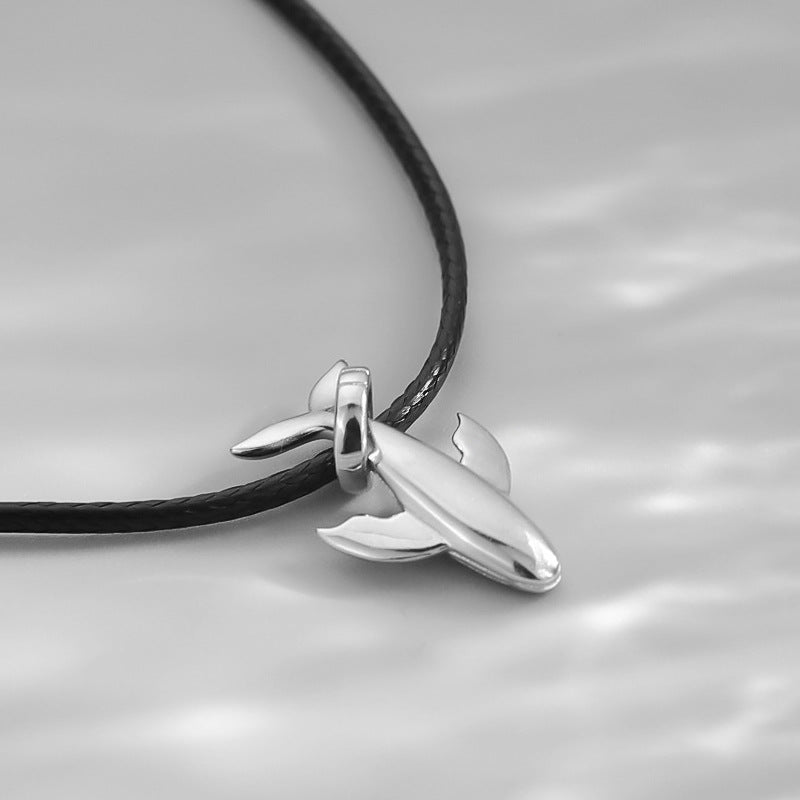 Wholesale small whale simple necklace