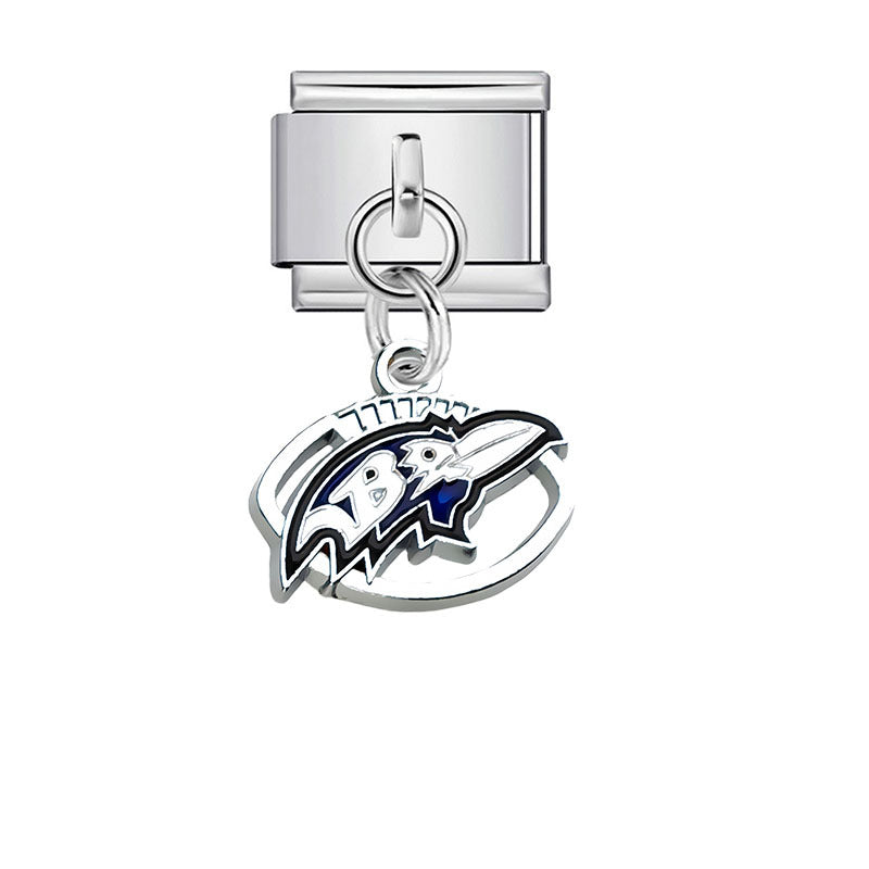 Wholesale Italian Modular Pendant Detachable Stainless Steel DIY Jewelry Accessory