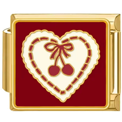 Wholesale  Italian Charm Bracelet 9mm DIY Golden Fruit  Creative Stainless Steel Composable Bracelet