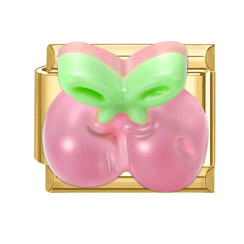 Wholesale Italian Charm Bracelet 9mm DIY Splicing Cute Creative Stainless Steel Composable Bracelet