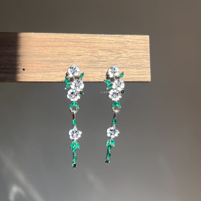 Wholesale Vintage Style Spring Butterfly Tassel Earrings