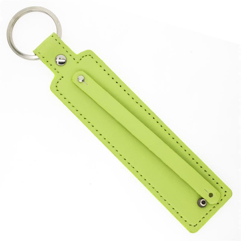 Wholesale Leather 8mm  Alloy Pendant DIY  Keychains