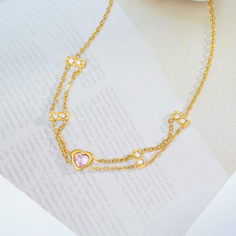 Wholesale Titanium Steel Love Lock Bracelet Stylish Jewelry Accessory for Women