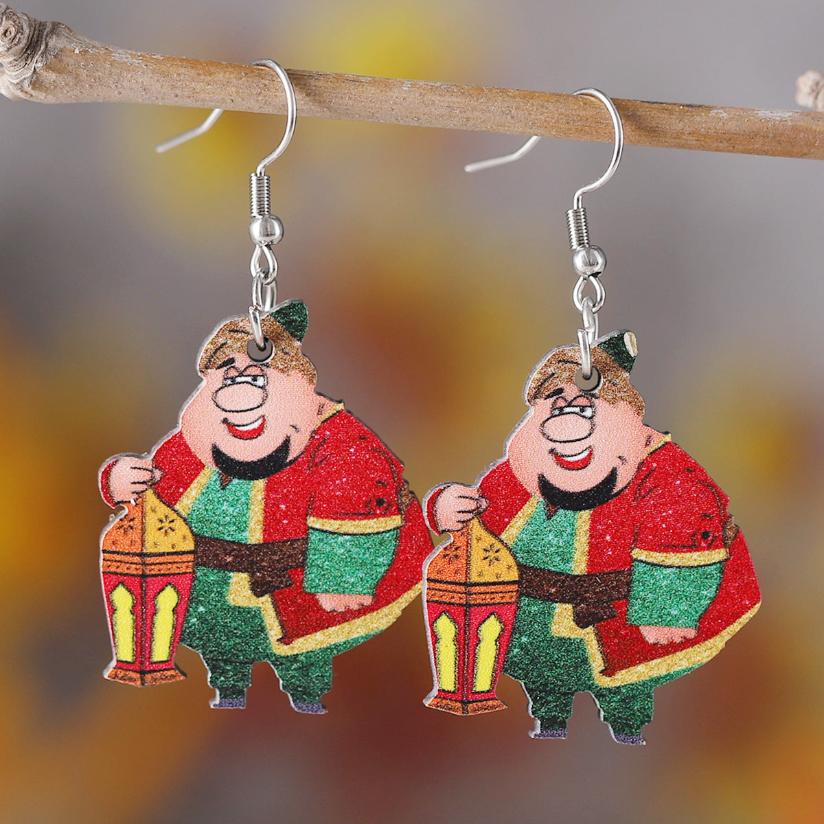 Wholesale Arab cute cartoon character pendant earrings