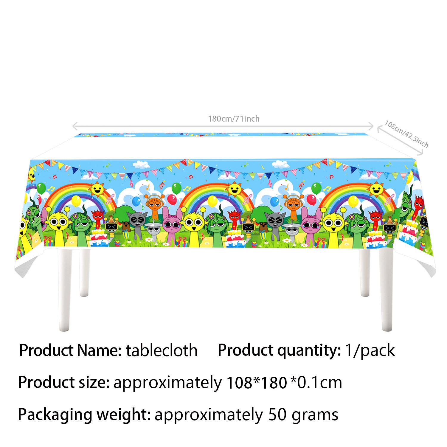 Wholesale Rhythm Box theme birthday party tableware supplies banner pull flag tablecloth cake decoration supplies